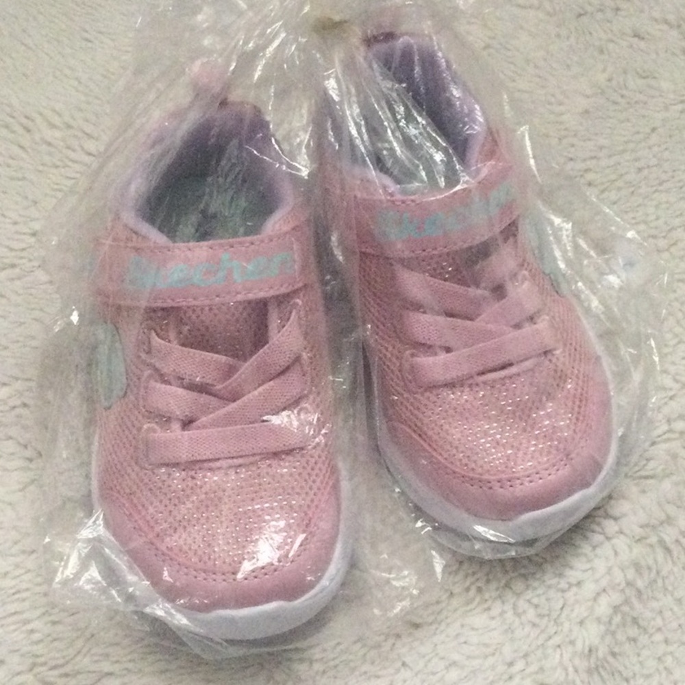 Skechers Kids' Sparkle Pink Sneakers